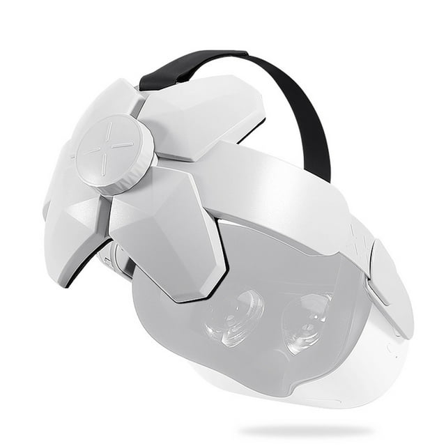 VR Auriculares Correa de esponja ajustable Almohadilla de esponja de presión para aliviar a presión Cojín transpirable Cojín de cojín Reemplazo para Oculus Quest 2 Eigraketly EL005801-00B