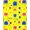 Yellow, Pattern 17, variant on ODIKA 8'x10' Washable Area Rug Non-Shedding, Easy Care, Funky Aesthetic Cartoon Retro Blocks Graphic Bold Outline for King Size Bedroom Under Bed, Master Suite