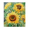 thumbnail image 1 of DIY 5D Diamond Painting Kit - 30x40cm Rectangle Sunflower Design with Acrylic Rhinestones, HD Canvas & Tools Included - Fashion Home Decor for Living Room, Bedroom, Office - Multicolor Unframed Wall, 1 of 7