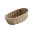 thumbnail image 2 of GROWTH TANK Small Storage Baskets Decorative Basket Multifunction Jewelry Lipstick Organizer Khaki M, 2 of 9