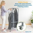 thumbnail image 5 of ECR4Kids The Surf Storage Rack, Silver, 1, 5 of 7
