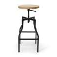 thumbnail image 2 of Black stool, adjustable height. Stool ideal for kitchen island counter., 2 of 2