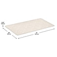 thumbnail image 3 of Apache Mills Cushion Comfort Sanibel Sea Shells in Papyrus Beige Kitchen Anti-Fatigue Mat, 20" x 41", 3 of 11