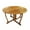 Brown Stain/Balau Wood, variant on International Caravan Royal Tahiti Outdoor Wooden Gate Leg Patio Table