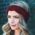 thumbnail image 2 of Fesfesfes Women Headband Keep Warm Knitting Headband Handmade Solid Color Headwear Sport Hairband,,Second Piece Free Shipping, 2 of 4