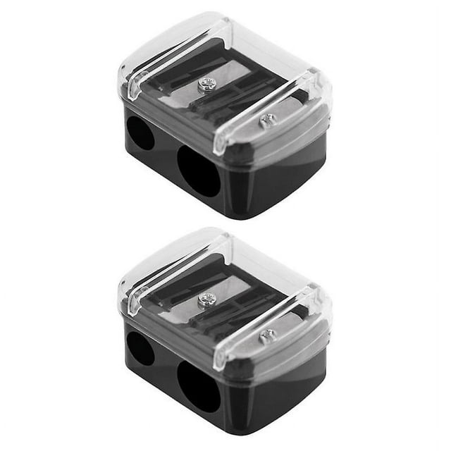 2 sacapuntas de lápiz labial.