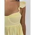 thumbnail image 6 of Qmyliery Women Slip Dress, Sleeveless Backless Floral/Solid A-line Dress Summer Mini Dress, 6 of 8