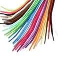 thumbnail image 2 of TELOLY 2Pcs Shoe Laces Round Shoelace Shoe Laces for Sneakers Polyester Core Shoelaces Gray, 2 of 2