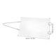 thumbnail image 2 of OULII 1Jgo Bolsa Colgante Para Etiquetas De Precio Transparente Con Estructura Para Colgar En Supermercados, 2 of 8