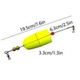thumbnail image 2 of BE-TOOL 1/4/8PCS Fishing Float with Bead, Soft Foam Fishing Floats Shape Bullet / Oval Fishingt Accessories, 2 of 7