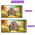 thumbnail image 5 of Hello Fall Autumn Cairn Terrier Pumpkins Pickup Truck Desk Mat Full Keyboard Mouse Pad Cairns Dog Lover Large Mousepad - 13011, 5 of 5