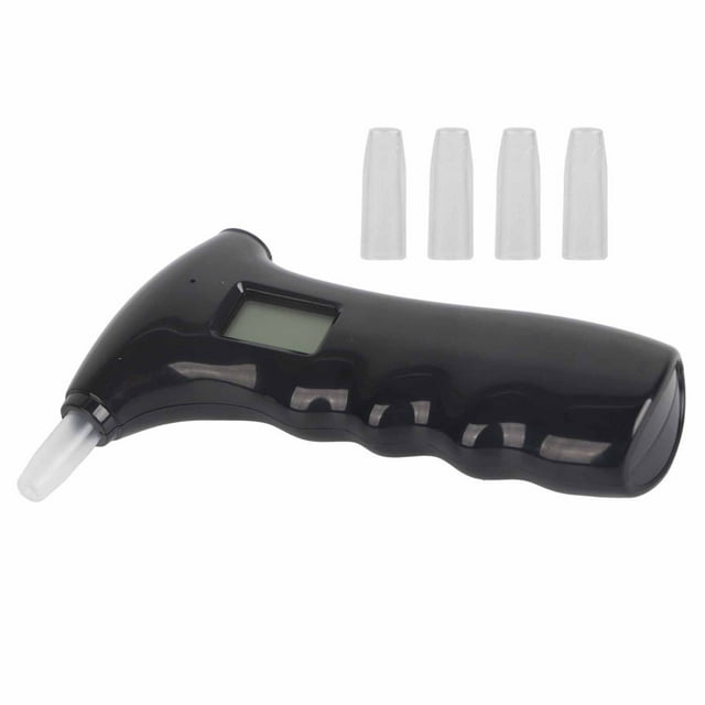 Breathalyzer,Mini LCD Display Digital Police Breath Tester Breath Alcohol Detector Multi-Functional