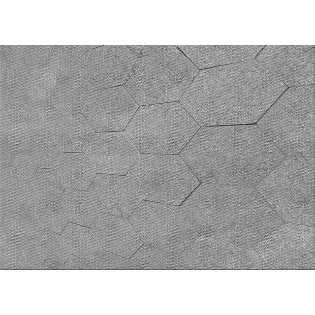 Ahgly Tapis Rectangulaire Lavable en Machine Intérieur Transitionnel Gris Nuage Gris, 2 Pieds x 3 Pieds