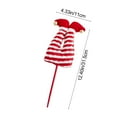 thumbnail image 3 of Bfogop Christmas Elf Legs Picks Xmas Tree Topper Decorations, 12 Inch Striped Plush Stuffed Elf Feet Ornaments Vase Filler Party Decor Tree Topper for Xmas Holiday Indoor Outdoor Party, 3 of 6