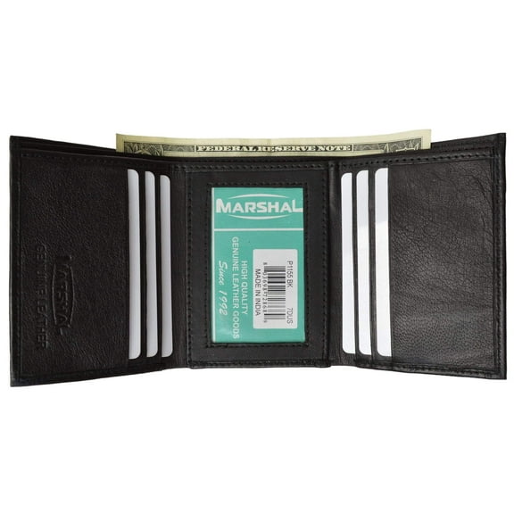 Men's Genuine Soft Leather Trifold Wallet P 1155 (C)