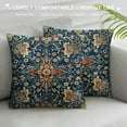 thumbnail image 3 of COMIO  William Morris Vintage Floral Throw Pillow Covers Home Art Deco Pillowcase Square Pillow Case Cushion Cover for Bed Sofa Living Room Car Indoor and Outdoor, 3 of 5