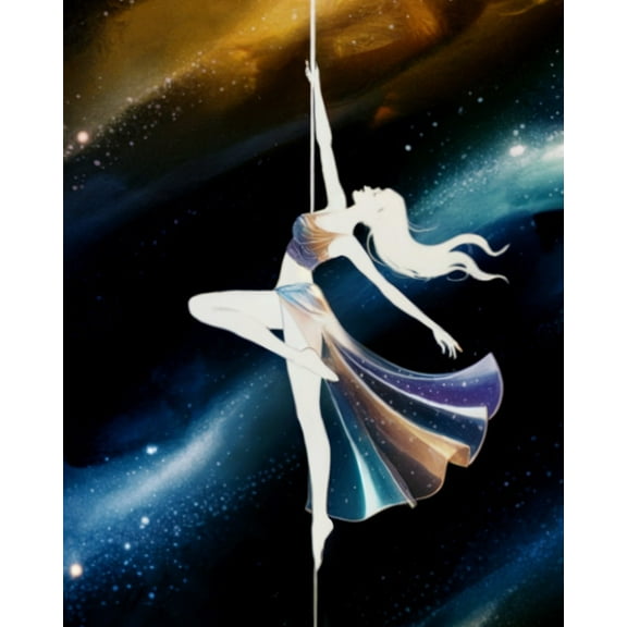 Paint by Numbers for Adults -Dancing Star - Drawing Paintwork DIY Paint by Number Kits Art Crafts for Home Wall Decor 16"x20"