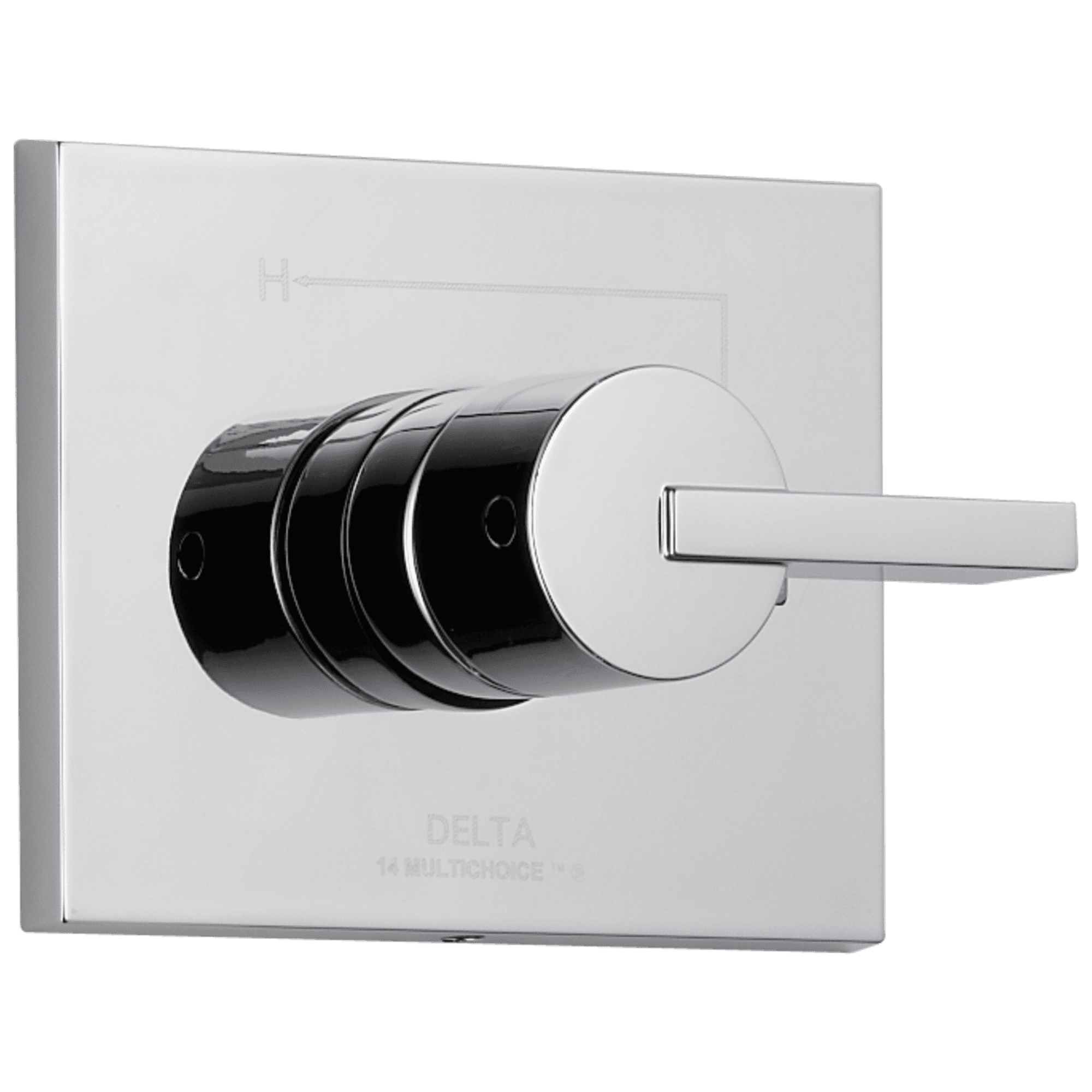 Delta Vero MonitorÂ® 14 Series Valve Only Trim in Chrome T14053