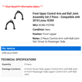 thumbnail image 2 of Front Upper Control Arm and Ball Joint Assembly Set 2 Piece - Compatible with 2018 IS300, 2 of 2