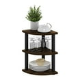 thumbnail image 3 of Pemberly Row 3-Tier Corner Countertop Organizer Shelf in Amber Pine/Black, 3 of 6