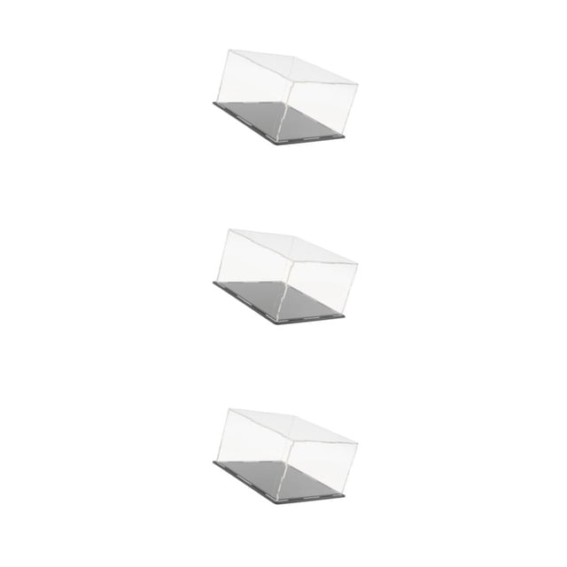 Wosthever Vitrina acrílica Cajas de protección a prueba de polvo Contenedor 24x17x24cm Type1 NO1