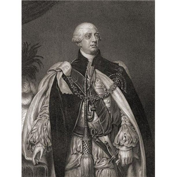 Posterazzi DPI1858432 George III 1738-1820 George William Frederick. Roi de Grande Bretagne Affiche Imprimée, 13 x 17