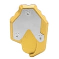 thumbnail image 1 of Placa de extensión de soporte lateral de pie Reemplazo de soporte de pie de aluminio CNC para Forza 350 NSS350 2020-2022 Amarillo, 1 of 5