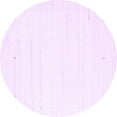 thumbnail image 1 of Ahgly Company Indoor Round Solid Purple Modern Area Rugs, 7' Round, 1 of 4