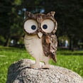 Rustic Owl Wooden Owl Figurines Home Decorations - Rustic Owl Statue - Gift for ...
