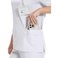 thumbnail image 5 of Niaahinn Women's Scrubs Set - V-Neck Top & Drawstring Jogger Scrub Pant for Nursing Uniforms, 9 colors, 5 of 7
