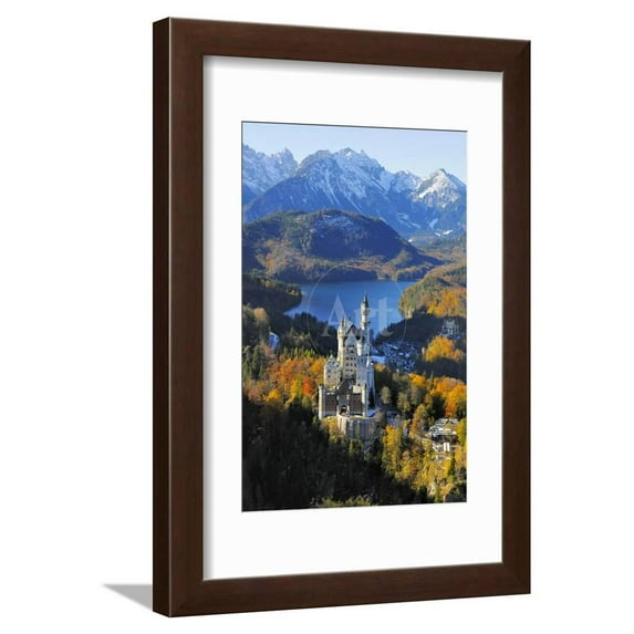 Germany, Bavaria, Allg?u, Neuschwanstein Castle Framed Print Wall Art by Herbert Kehrer Sold by Art.Com