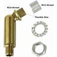 thumbnail image 2 of TGHTBA-Brass Sloped Ceiling Adapter for Chandeliers Pendant Lights 1 Pcs, Suitable for Vaulted or Angled Ceilings, 2 of 3