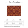 thumbnail image 5 of Yiaed fall Maple Print Blanket Throw Blanket Soft Cozy Flannel Blanket for Home Bed Sofa Couch Chair-50"x40", 5 of 6