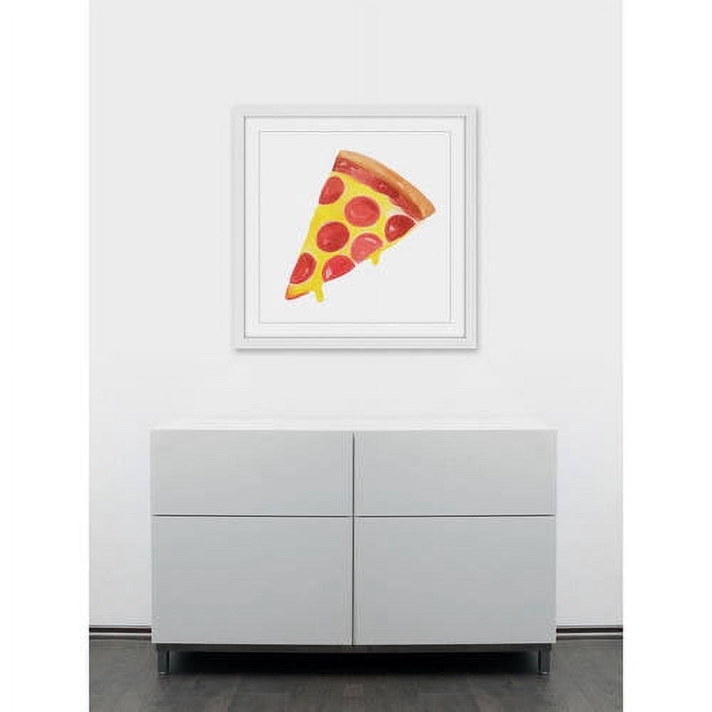 Marmont Hill "Pizza" by Molly Rosner Framed Painting Art Print