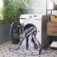 thumbnail image 4 of SAFAVIEH Arizona Trenton Medallion Machine Washable Area Rug, Sage/Grey, 6' x 6' Square, 4 of 13