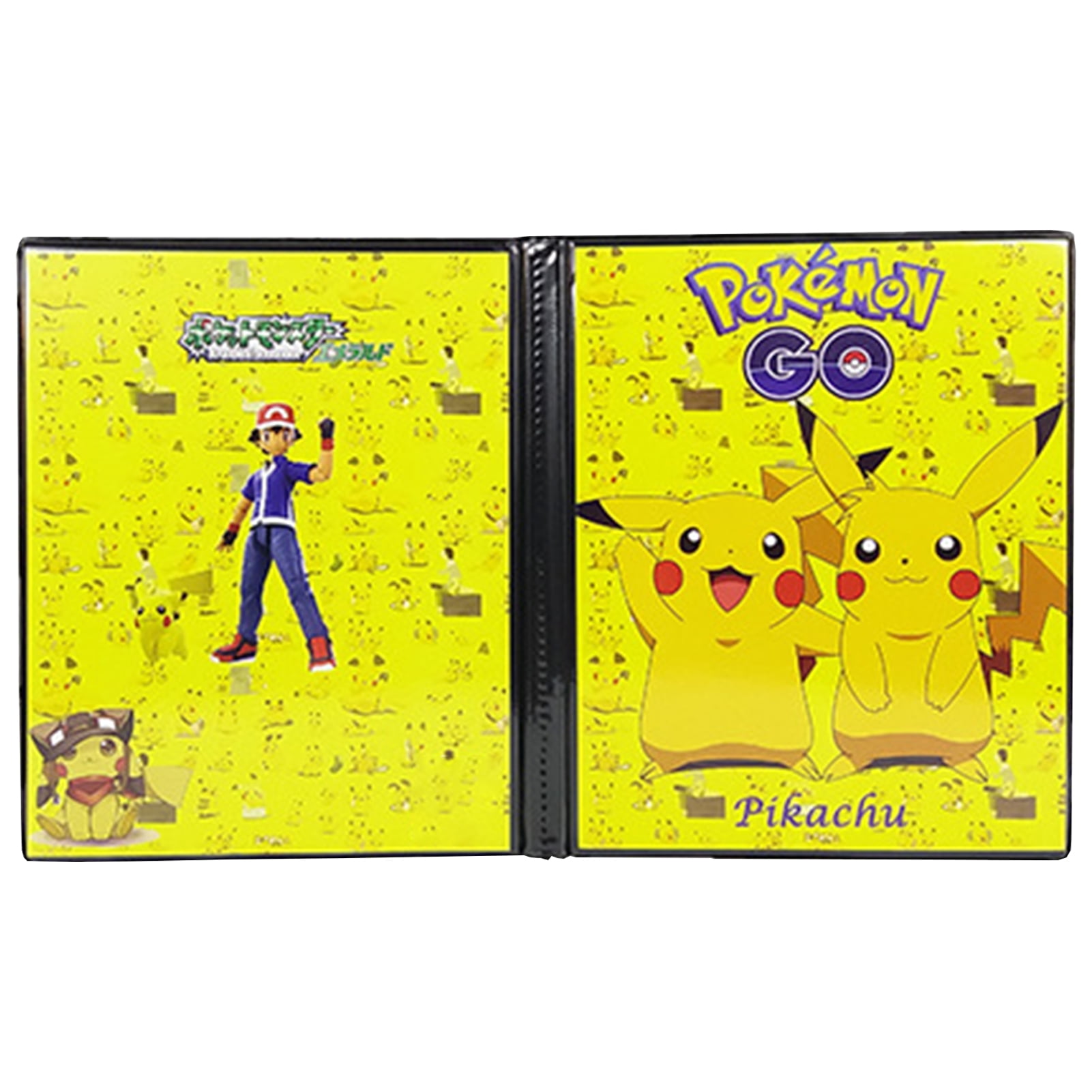 Card Holder Collection Handbook Trading Card Album for Pokemon Holds up to 160 Trading Cards Pikachu Cover