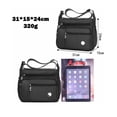 thumbnail image 3 of Bolsa Bandolera De Nailon Gran Capacidad Para Mujer Negro Malubero  Bolso Bandolera, 3 of 4