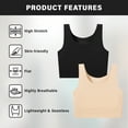 thumbnail image 3 of CuteStreet Seamless Chest Binder Compression Binder Sport Breathable Bra Pullover Tank Top, 3 of 7