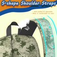 thumbnail image 2 of 17 Inch Lightweight Backpack,PVC Waterproof Oxford Fabric, Ergonomically Designed, with Large Capacity, Camouflage Print, 2 of 5
