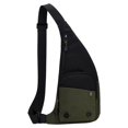 thumbnail image 4 of EIMELI Sac Banane en Nylon Anti-Vol pour Hommes Imperméable Petit Zip pour Voyage Randonnée, 4 of 9