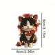 thumbnail image 5 of Adornos para San Valentín, regalos para San Valentín, llavero acrílico 2D con forma de gatito rosa de ojos grandes, adorno para espejo retrovisor de coche, ideal para San Valentín., 5 of 9