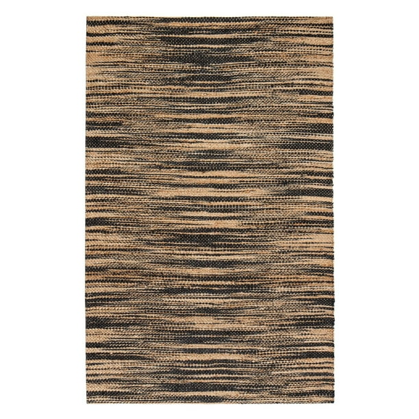 Xanthippe Tan/Black Jute Rug 8' x 10'