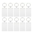 thumbnail image 2 of OUNONA 30pcs Acrylic Key Chain Photo Frame Key Ring Creative Fashionable Key Chain, 2 of 6