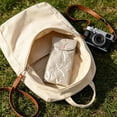 thumbnail image 6 of WeDecorBay Cute Bow Eyeglasses Bag Portable Storage Pouch Lightweight Compact Design Heart Closure Multi-use Organizer for Stationery Travel School Activities Silver,Free Size, 6 of 6