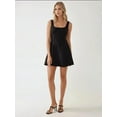 thumbnail image 5 of Square Collar Fitted Mini Dress, 5 of 6