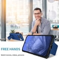 thumbnail image 6 of ELEHOLD Case for Google Pixel 9 Pro XL, Shockproof Full Body Case Built in Slide Camera Lens Cover & Invisible Kickstand,Blue, 6 of 11