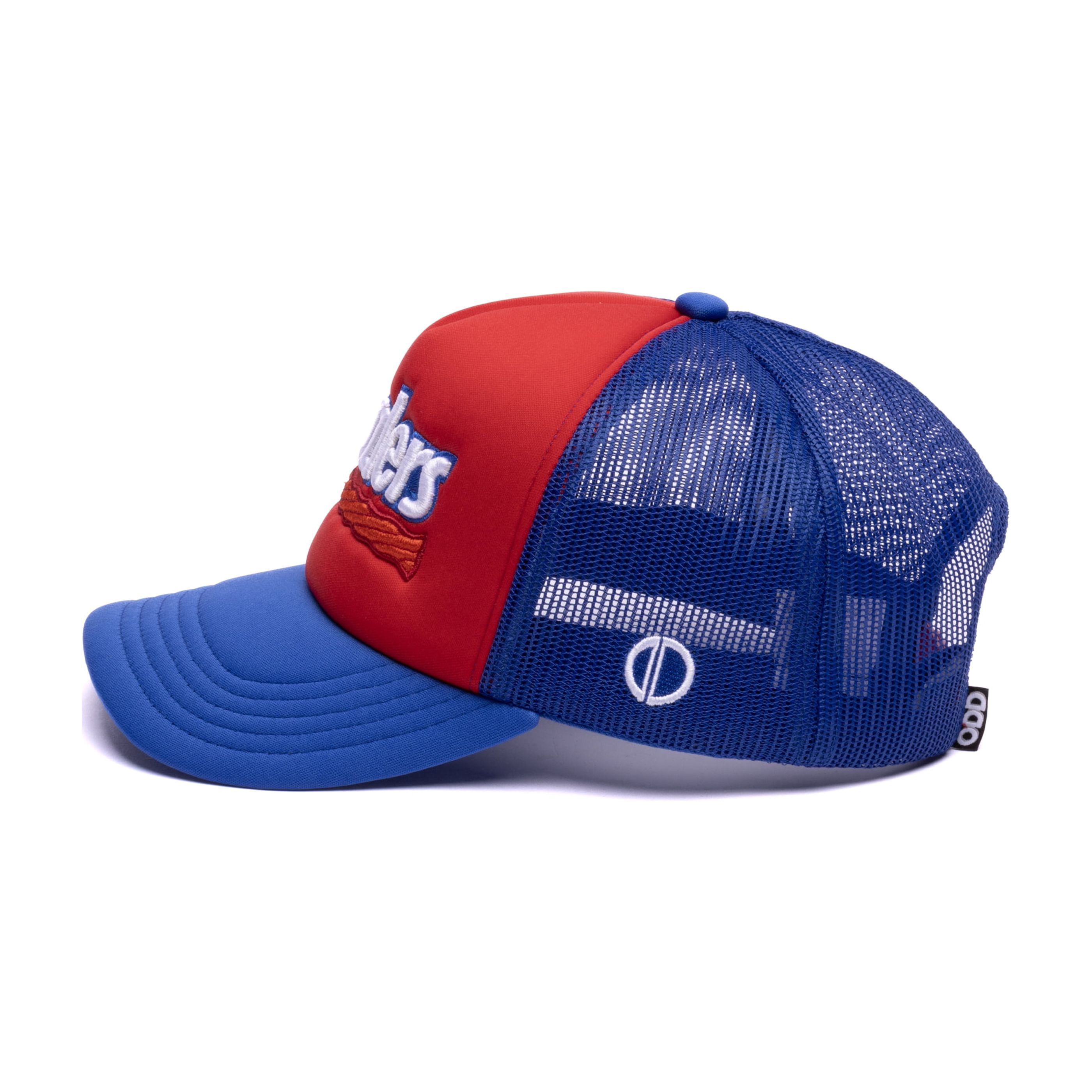 ODD SOX Twizzlers Trucker Hat – Classic Candy Mesh Snapback Cap for Men & Women Sweet Snack Blue Red