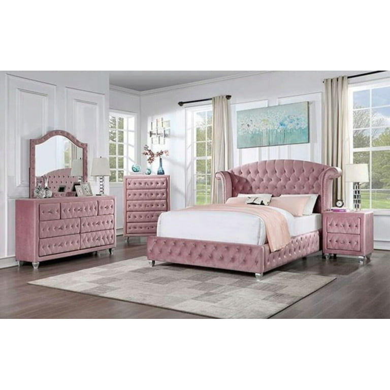 Pink twin bedroom set deals