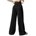 thumbnail image 4 of FIOPHY Womens Casual Baggy Sweatpants Wide Leg Drawstring Elastic Waist Lounge Pants Fall Workout Joggers with Pockets, 4 of 8