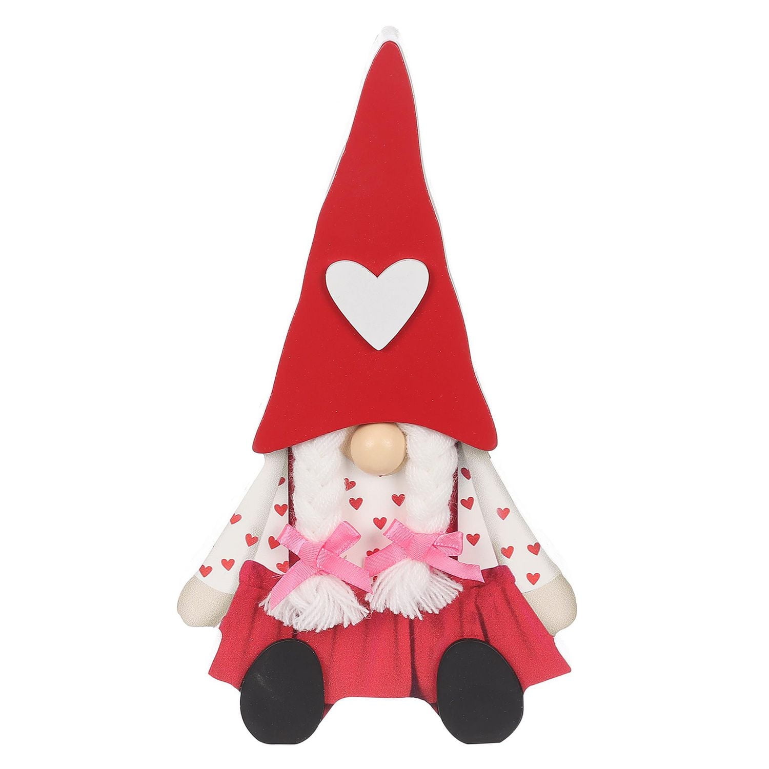 Valentine's Day 9“Wood Girl Table Decor